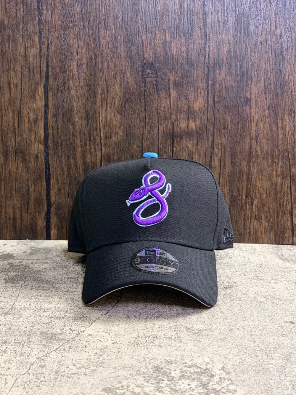 New Era 9FORTY Arizona Diamondbacks Serpientes Snake Logo Snapback Black OSF